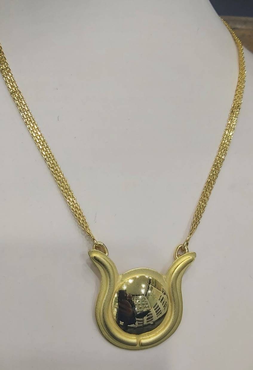 Egyptian Handmade Sterling Silver 925 Isis Amulet Necklace - Thumbnail 4