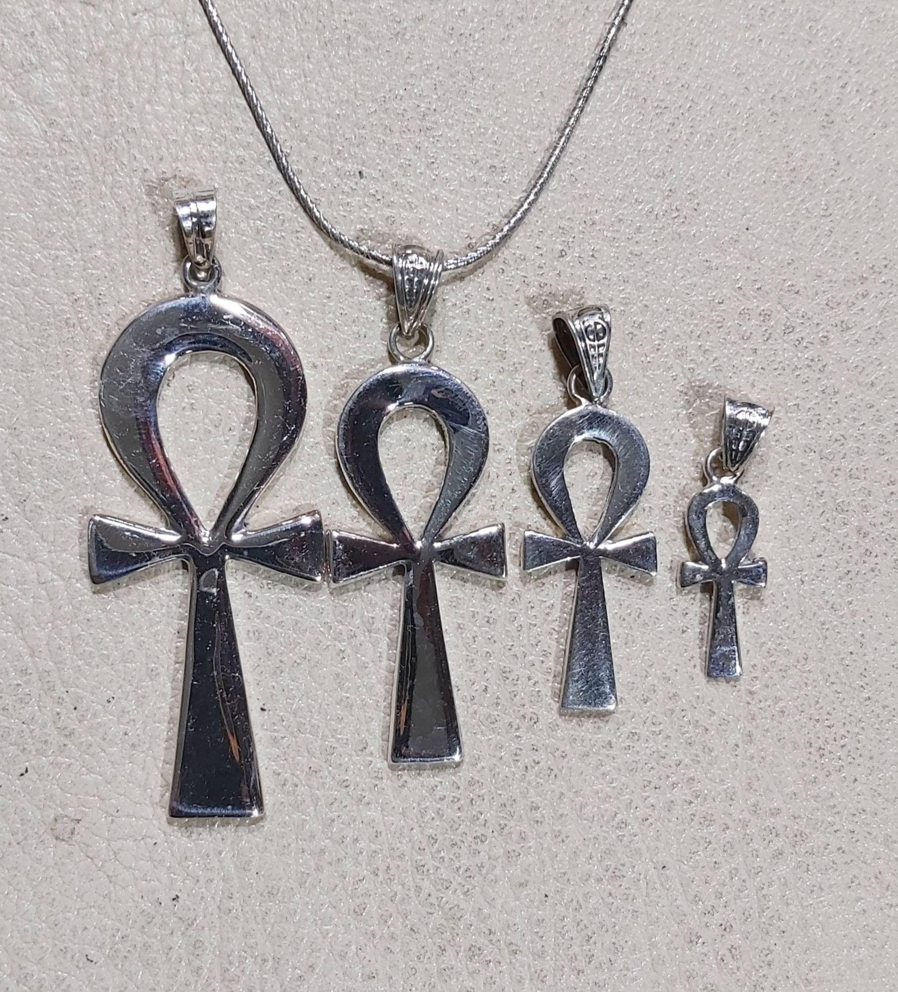 Handmade Egyptian Sterling Silver 925 Key of Life. - Thumbnail 2