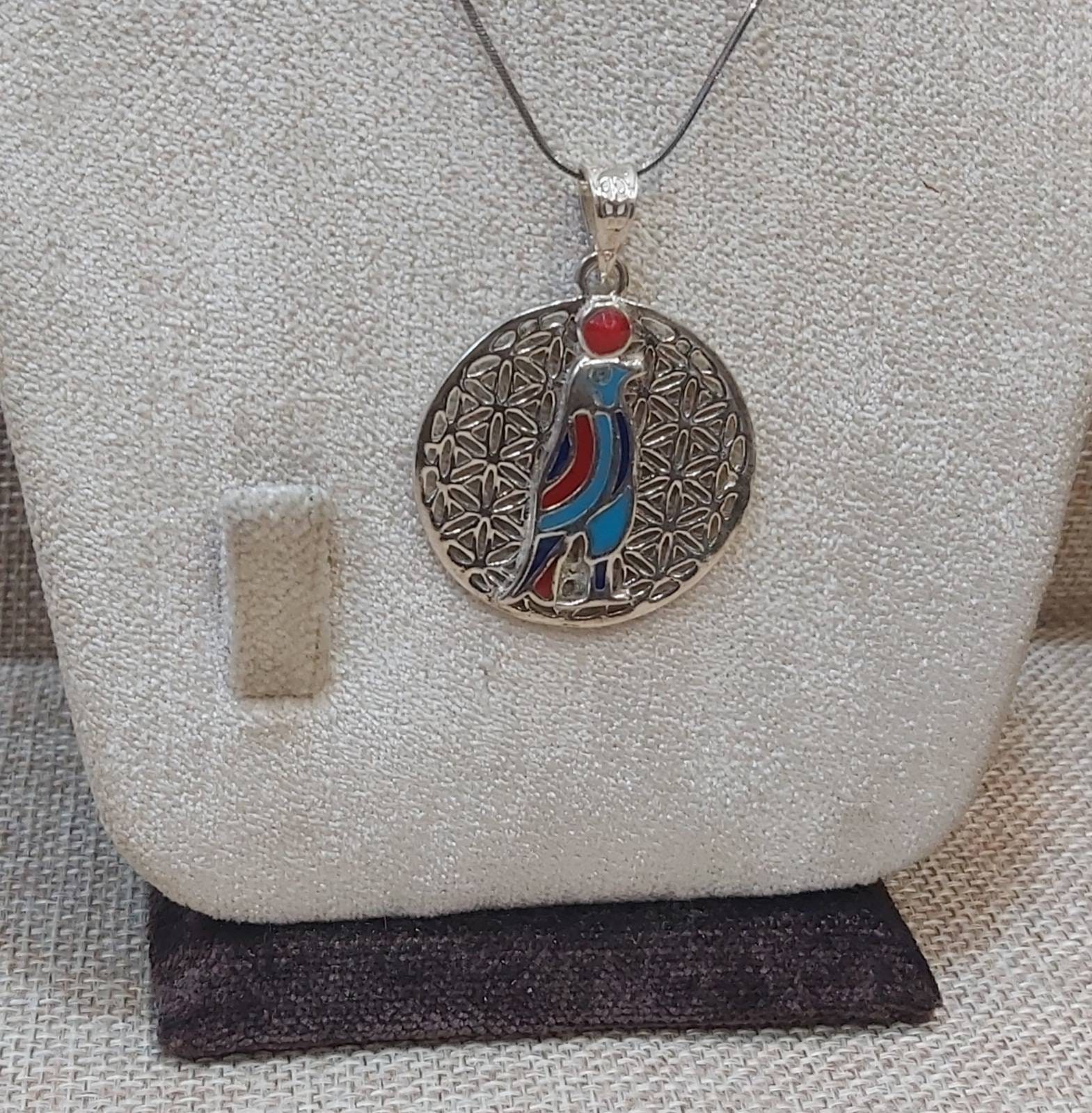 Handmade Egyptian Horus Silver 925 Necklace