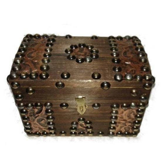 Egyptian Wooden Jewelry Box - Thumbnail 2