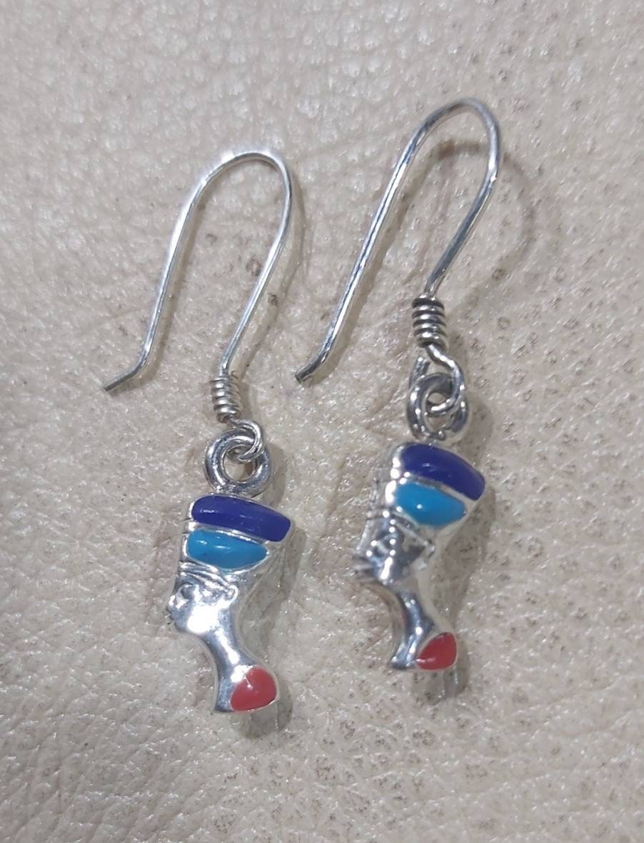 Handmade Egyptian Sterling Silver 925 Nefertiti Jewelry - Thumbnail 3