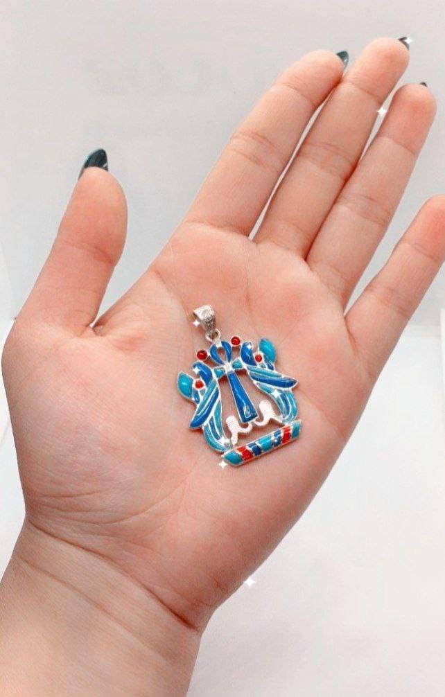 Handmade Egyptian Sterling Silver 925  Key Of Life With Cobra - Thumbnail 6