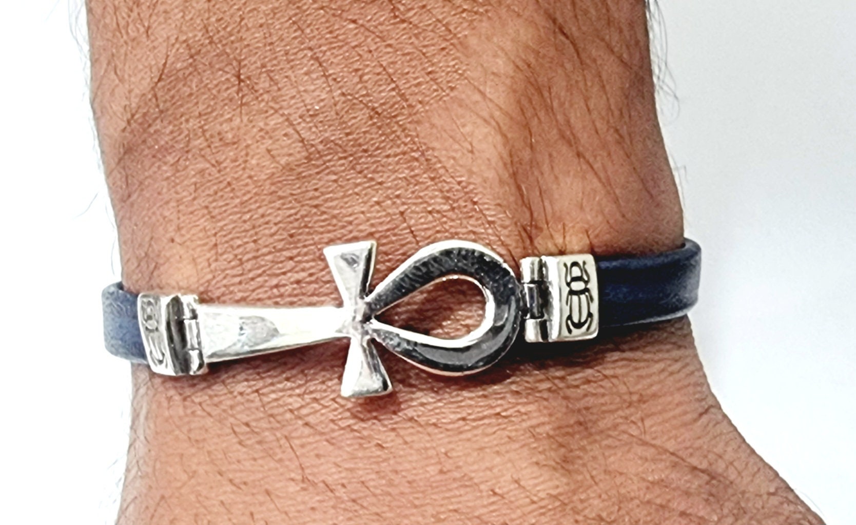 Mens Ankh Bracelet