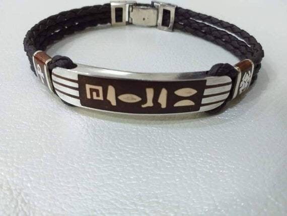 Egyptian Handmade Silver Bracelet - Thumbnail 2