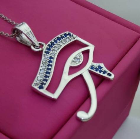 Handmade Egyptian Sterling Silver 925 Eye Of Horus Bracelet - Thumbnail 6