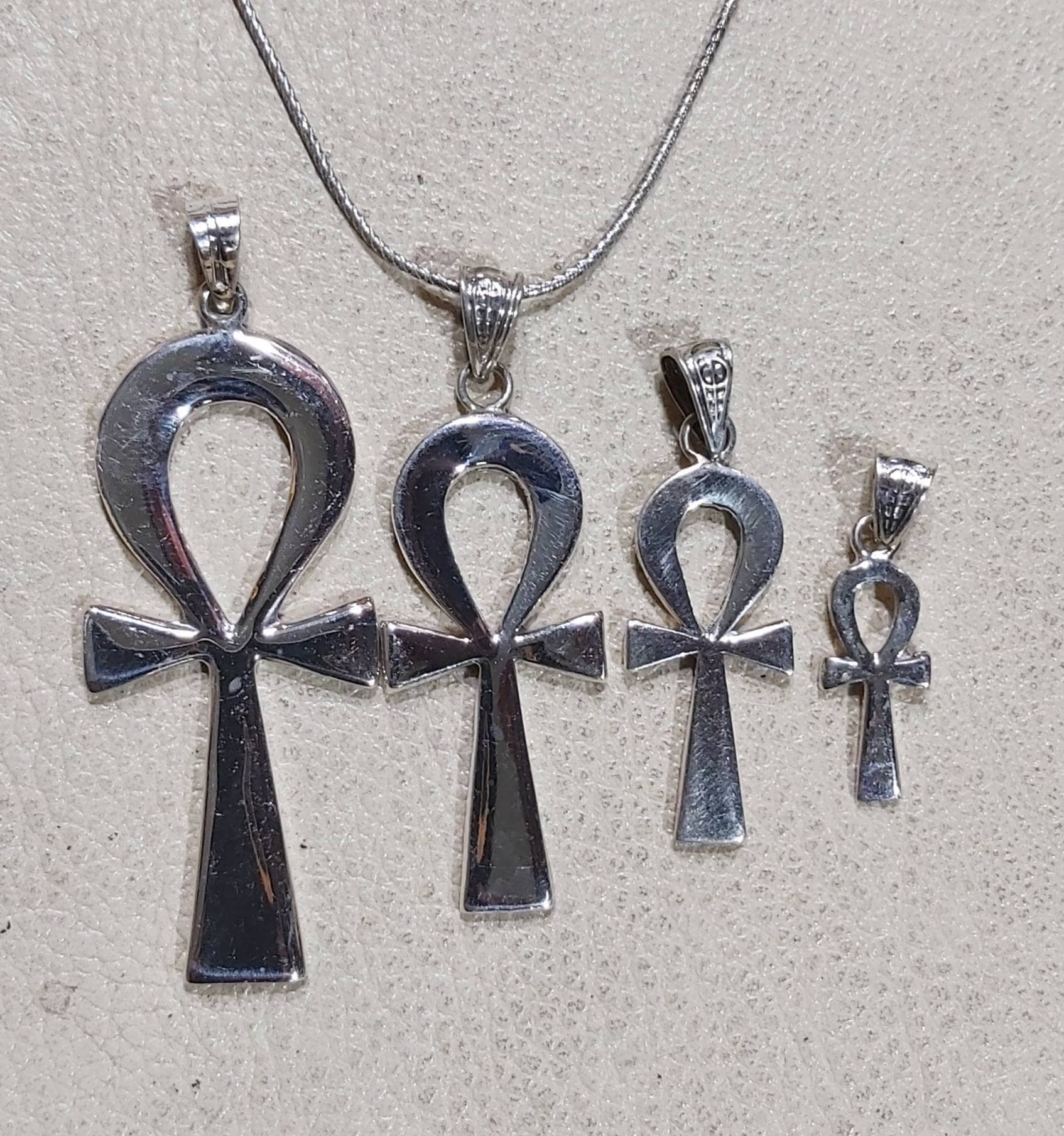 Handmade Egyptian Sterling Silver 925 Key of Life. - Thumbnail 5