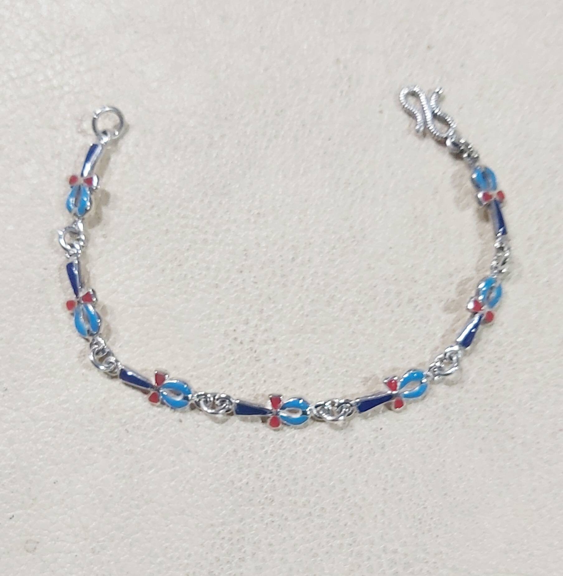 Handmade Egyptian Sterling Silver 925 Key of Life Jewlery Set( Earring-Bracelet-Ring) - Thumbnail 5