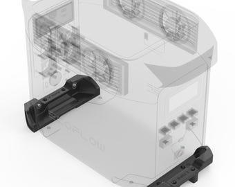 Mounting bracket suitable for Ecoflow Delta 3, 3 Plus & additional battery | Caravan, motorhome, boat - Home