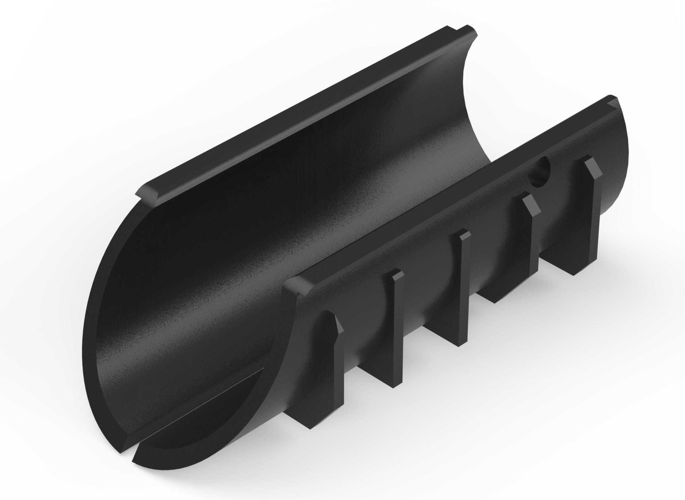4x sliding shell suitable for Stressless, seat adjustment, spare part, shell