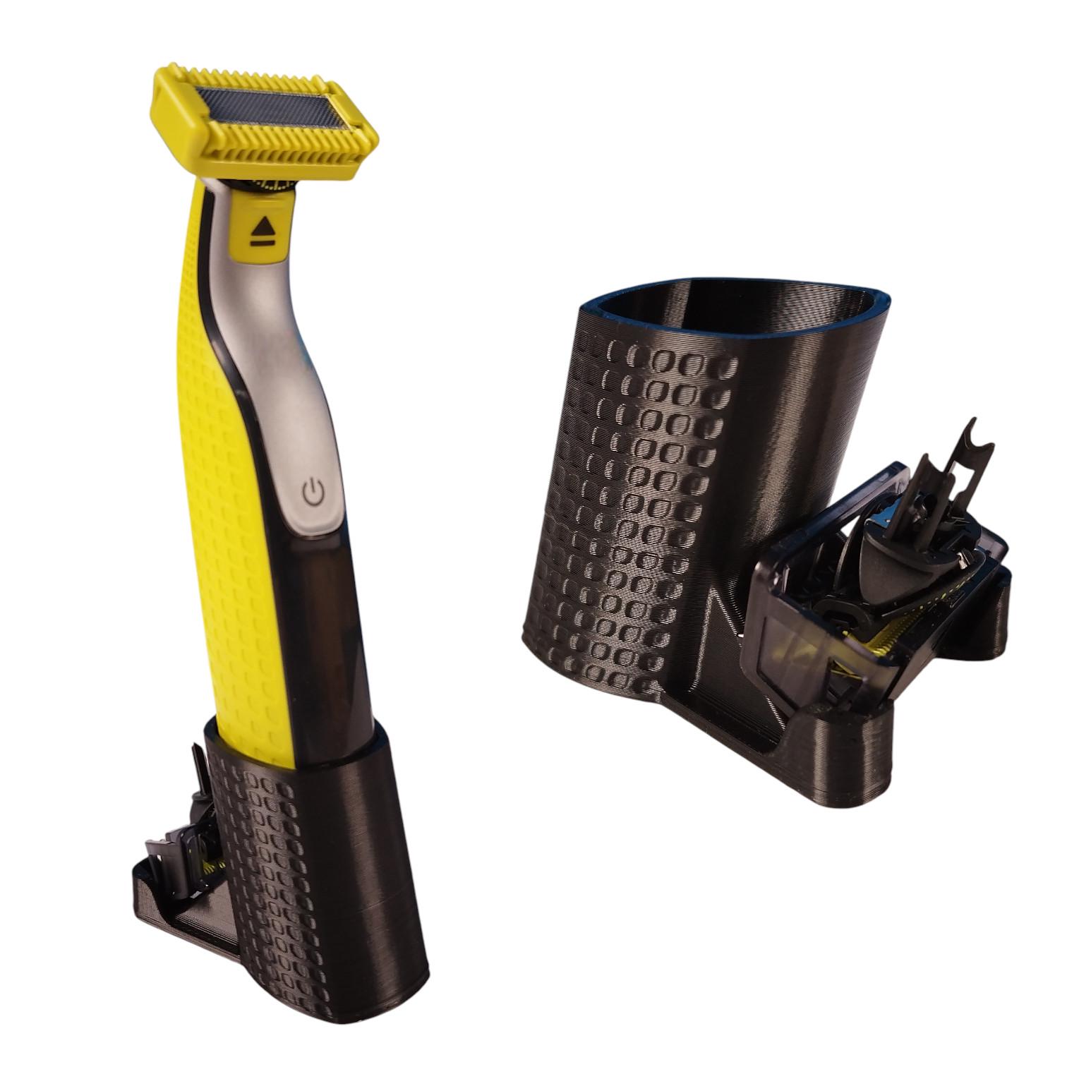 Supporto adatto per rasoio Philips OneBlade 360 con vano accessori