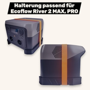 Monteringsfäste lämplig för EcoFlow River 2 MAX husvagnar / EcoFlow River 2 Pro, husbilar, båtar och hem