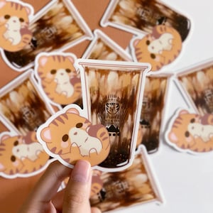 Zodiac Asian Snack Stickers | 12 Horoscope Astrology Signs | 3" Waterproof Vinyl Stickers | Cute kawaii bullet journal stickers