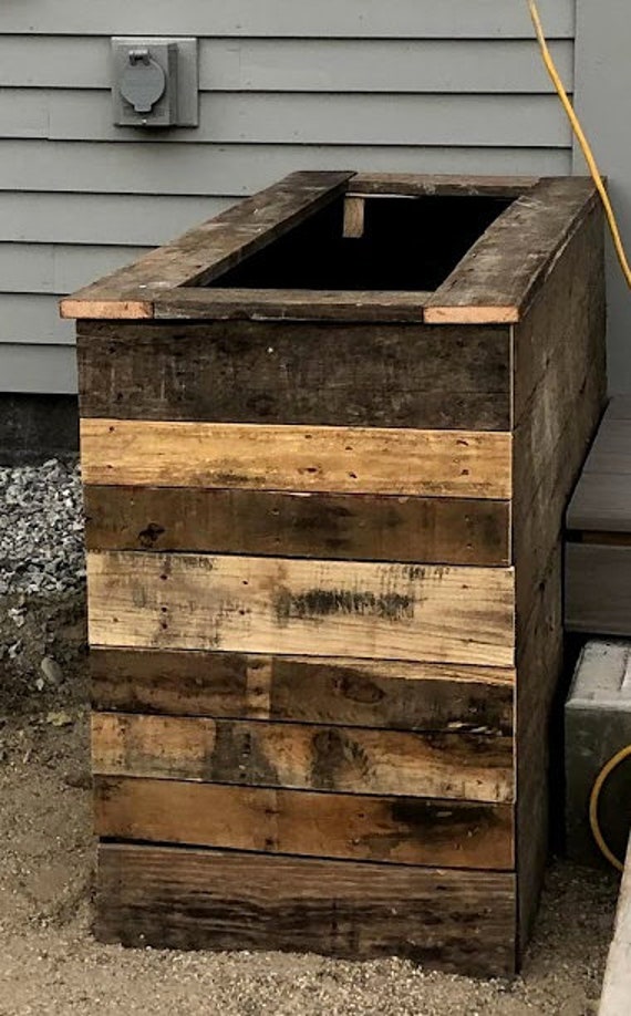 Reclaimed Wood Planters Etsy