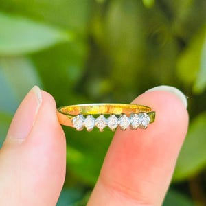 Vintage 18ct Gold Diamond Eternity Ring