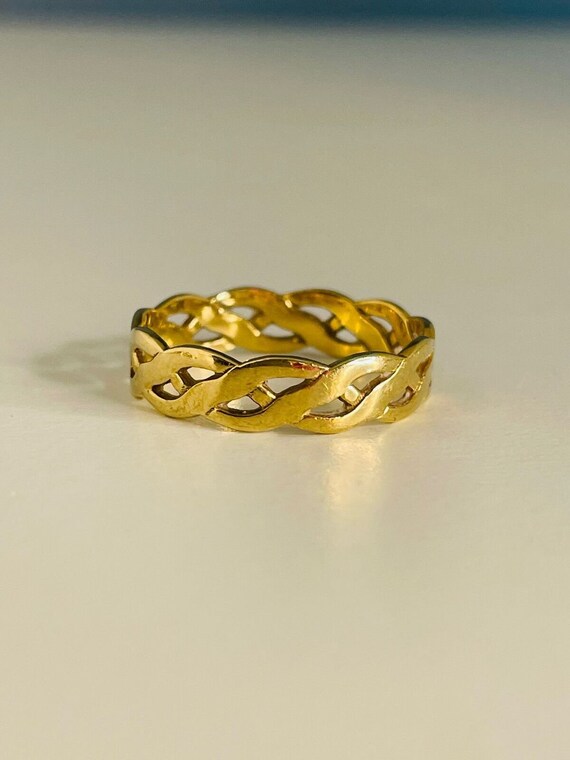 9ct gold infinity ring sale