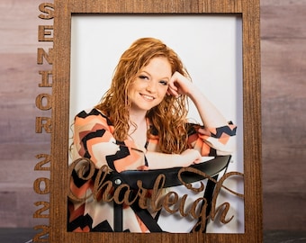Senior Photo Frame | Personalized Senior Gift | Graduate Photo Frame | Graduation Gift | Graduation Photo Frame | Custom Photo Frame