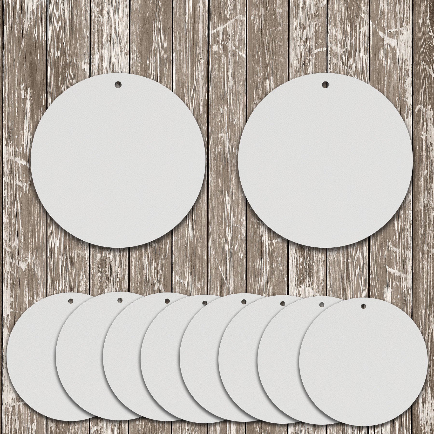 Round Earrings Sublimation Blank (2 pcs) + Hanging Hardware. Laserable –  Sublimation Blanks Company