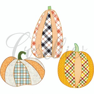 Pumpkin Appliques Embroidery Design