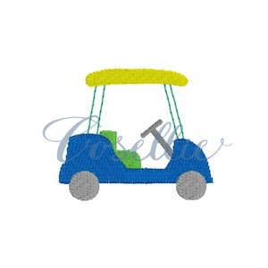 Projekt haftu na wózek golfowy Mini, Projekt haftu na wózek golfowy, Golf, Kije golfowe, Mini golf, Piłka golfowa, Wózek golfowy, Projekt dla chłopca, Projekt dla dziewczynki