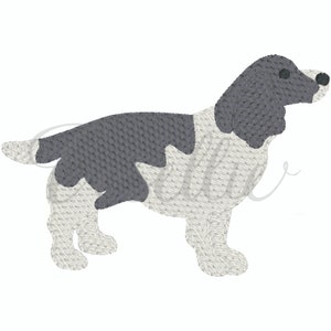 Springer Spaniel embroidery design, Springer Spaniel, Corgi, Brittany Spaniel, Spaniel, Sketch dog, Vintage Spaniel, Mini Spaniel, English