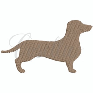 Mini Dachshund embroidery design, Sketch Dachshund, Mini dog, Dog, Puppy, Weiner dog, Weiner, Vintage stitch embroidery design, Dachshound