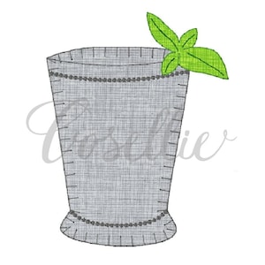 Mint julep embroidery design, Kentucky derby, Mint julep, Jockey shirt, Horse racing, Vintage stitch embroidery design, Mint julep, Bourbon