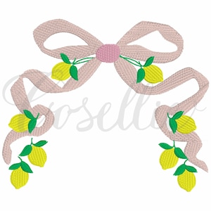 Lemon bow embroidery design, Lemon frame, Fruit, Lemon, Lemons, Floral frame, Bow embroidery design, Vintage bow, Sketch bow, Name frame