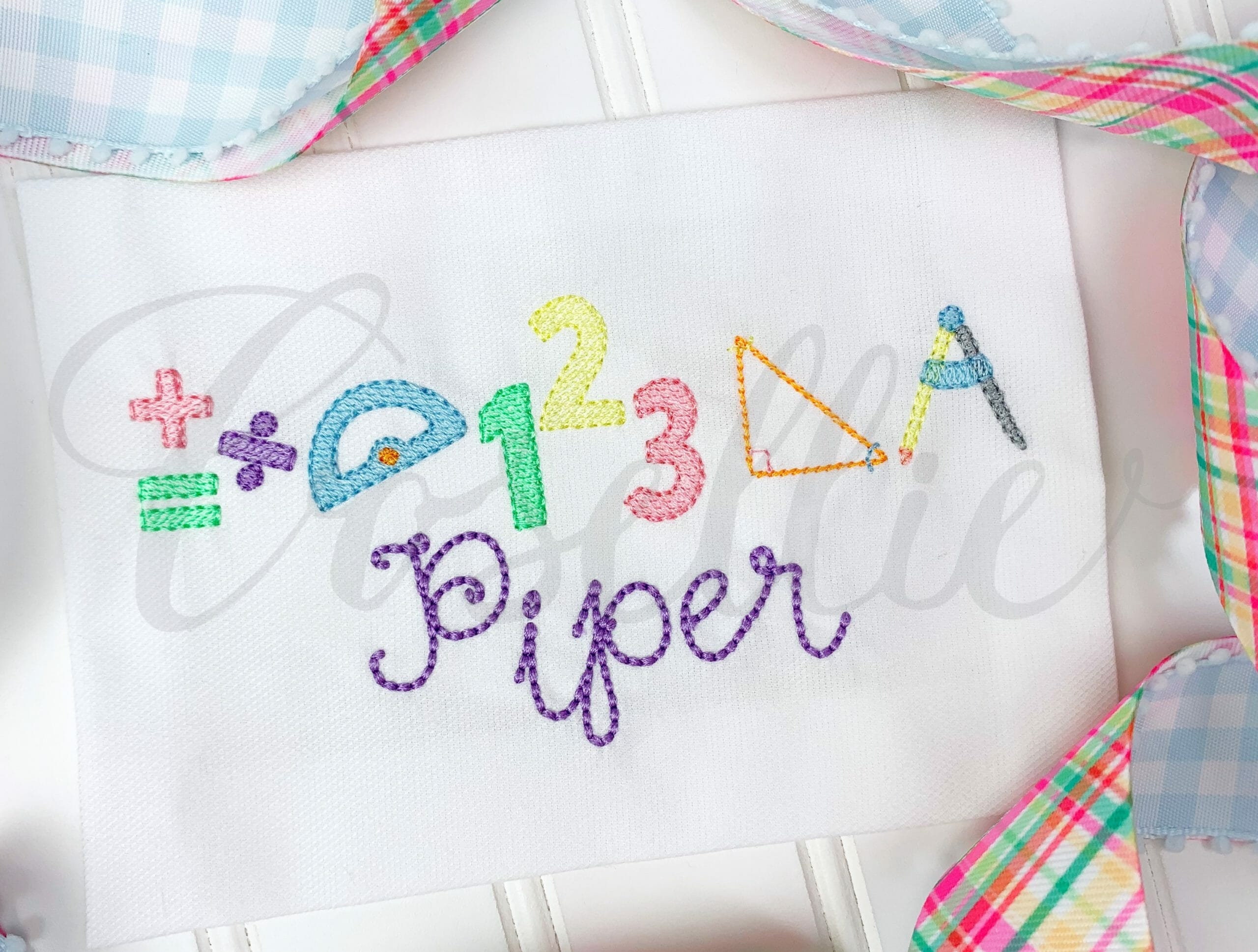 Math Build Your Own Embroidery Design, Math, School, School Subject ...