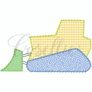 Bulldozer applique embroidery design, Construction vehicles, Boy, Vehicles, Cars, Applique, Bulldozer, Dump truck, Excavator