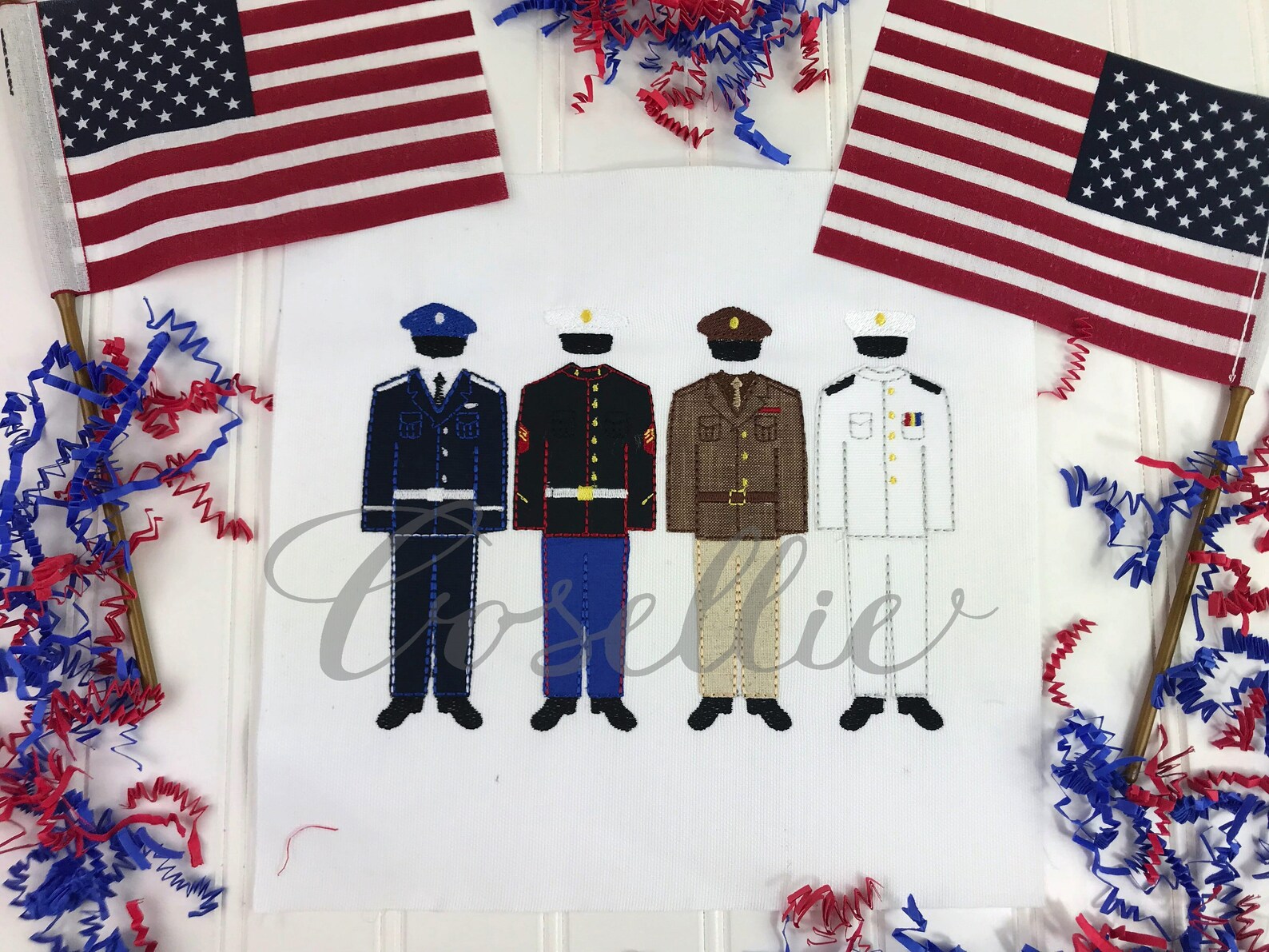 Marine Uniform Embroidery Design, Marine Embroidery Design, Mini Design, US Marines, USA, US
