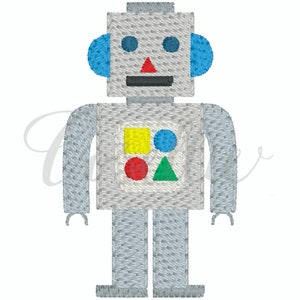 Mini robot embroidery design, Robot, Mini robot, Vintage toy, Mini toy, Toy, Vintage stitch embroidery design, Boy toys, Dinosaur, car