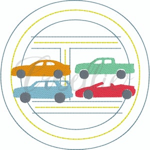 Cars minis embroidery designs, Mini car, Mini truck, Mini SUV, Mini convertible, Road, Build your own, Vintage stitch embroidery design, Car