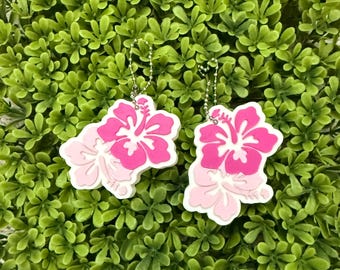 Aloha Hawaiian Flower Keychain Can Opener Nail Saver