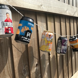 Solar powered - Beer can garden bar string lights