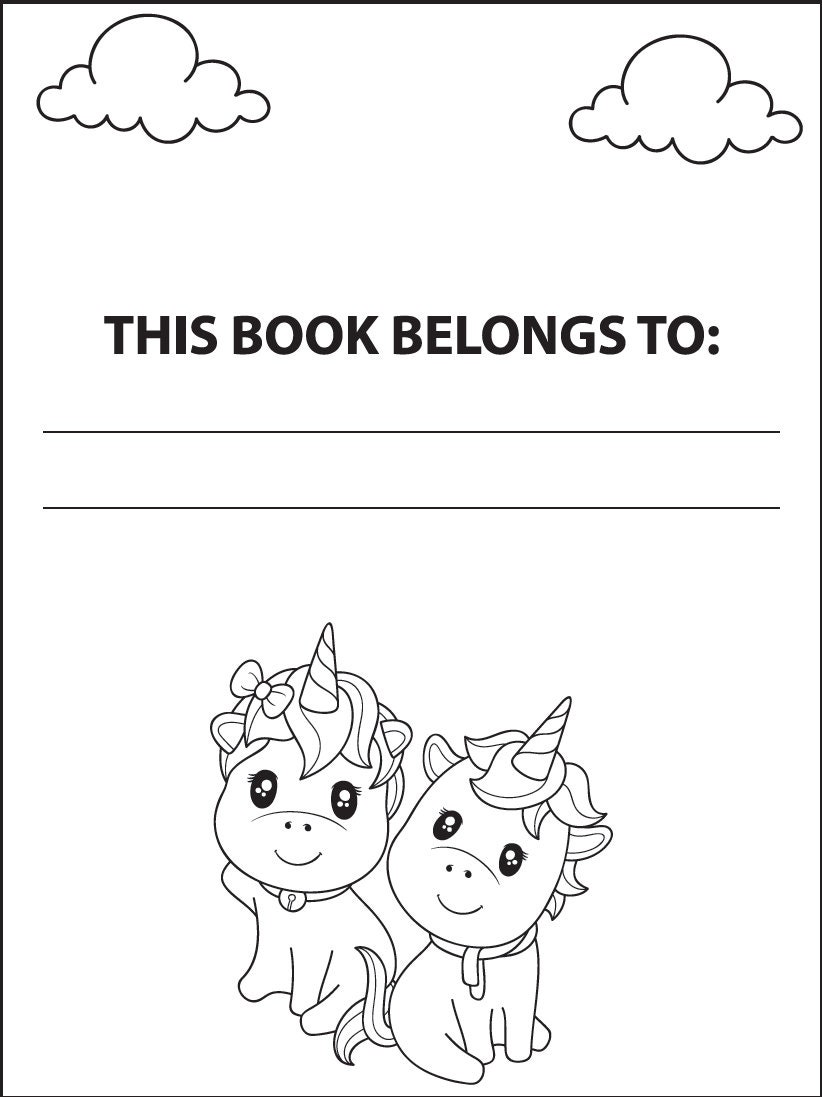 Unicorn Coloring Pages for Kids | Etsy