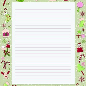 Christmas Note Taking Templates Set of 6 | Etsy