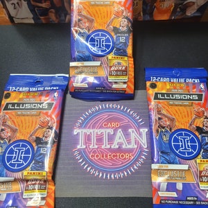 2020-21 Panini Illusions 12 Card Value Pack (aankoop met één pakket)