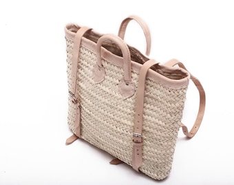 Grocery Market Bag Straw Bag French Basket