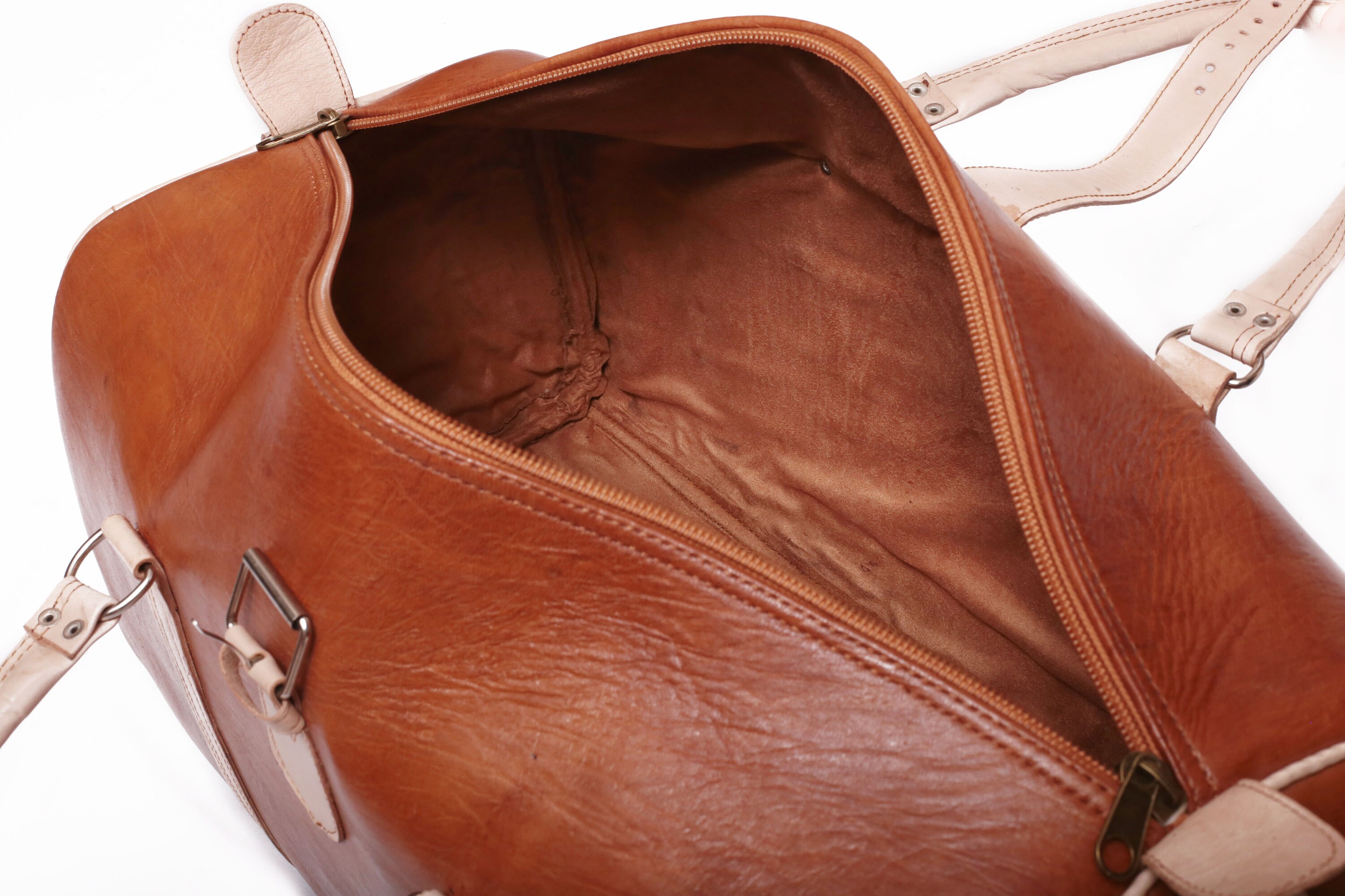 Waka Genuine leather Travel bag handwoven Etsy