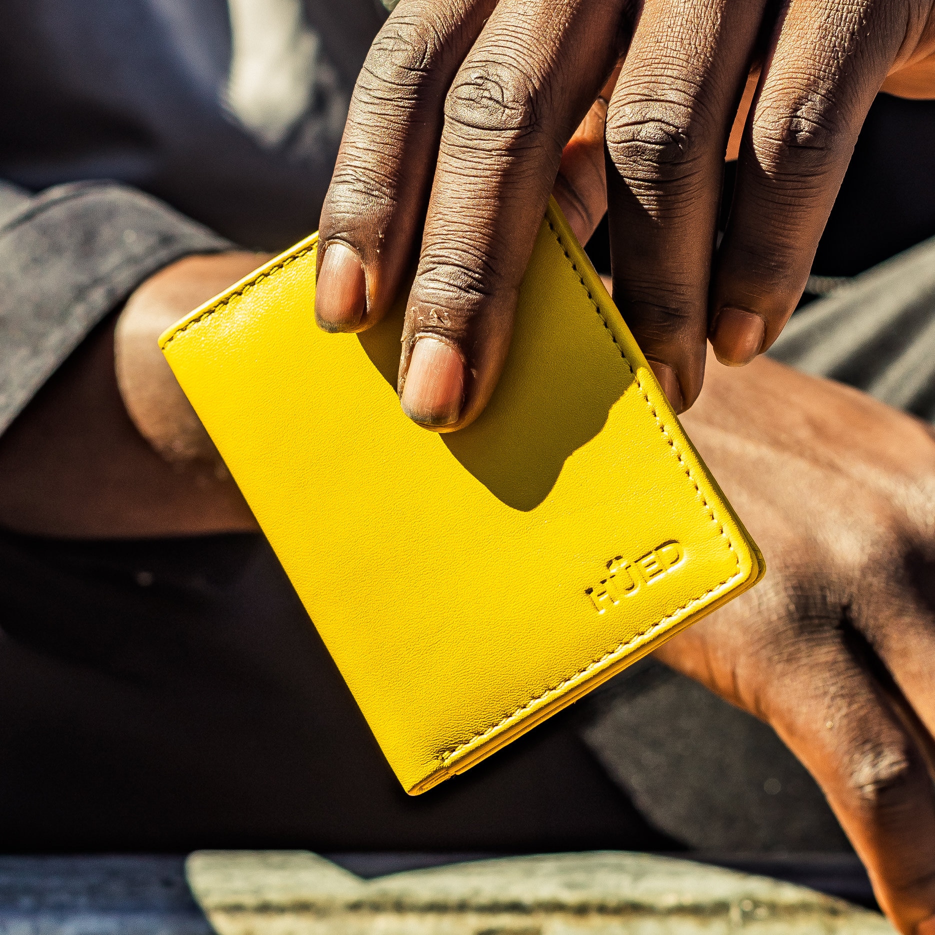 Yellow Wallet Phone Case Card Money Travel Holder Sac File
