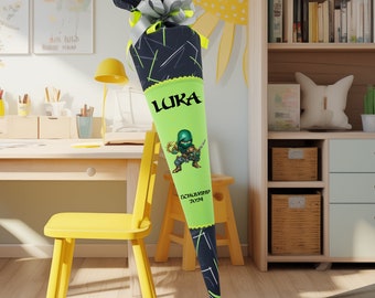 School cone 85 cm to match the school bag Step Cloud Ninja Kimo for boys candy cone school enrollment school cone