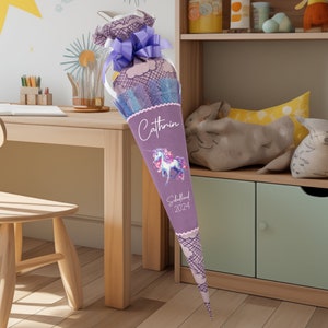 Cartable 70 cm adapté au cartable Step Circle Lovely Unicorn Nuala pour garçons sac à sucre pour l'école