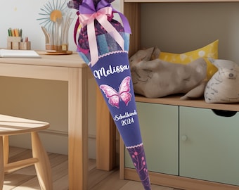 School cone 70 cm to match the school bag Step Space Shine Night Butterfly for girls candy cone school enrollment school cone as a pillow