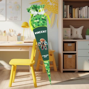Cartable 70 cm Convient aux cartables Minecraf pour garçons et filles Sac à sucre pour la scolarisation.