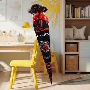 Cartable 70 cm adapté au cartable McNei ERGO Dragon pour garçons Sac à sucre pour l'école comme oreiller.