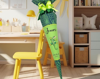 School cone 70 cm, matching the schoolbag Scou Neo Exclusive Superflash Extreme Lizard for boys and girls, back to school