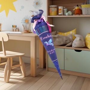 Cartable 70 cm adapté au cartable Step Pegasus Emily 2 pour filles Sac à sucre comme oreiller pour l'école.
