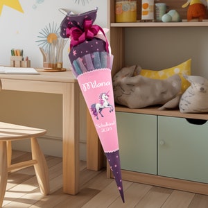 Cartable 70 cm adapté au cartable Step Unicorn Nuala pour filles, sac à sucre, cartable comme oreiller