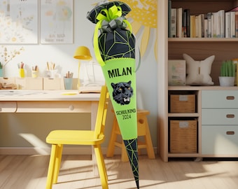 School cone 70 cm to match the school bag Step Dark Cat Chiko boys&#39; sugar cone school enrollment as a pillow
