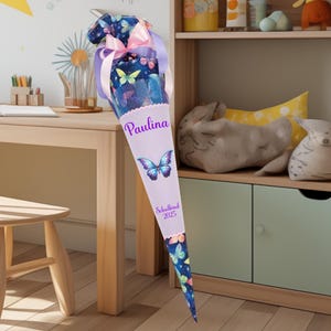 Sac d'école 1 MÈTRE adapté au cartable papillon pour les filles sac à sucre sac d'école de scolarisation comme oreiller